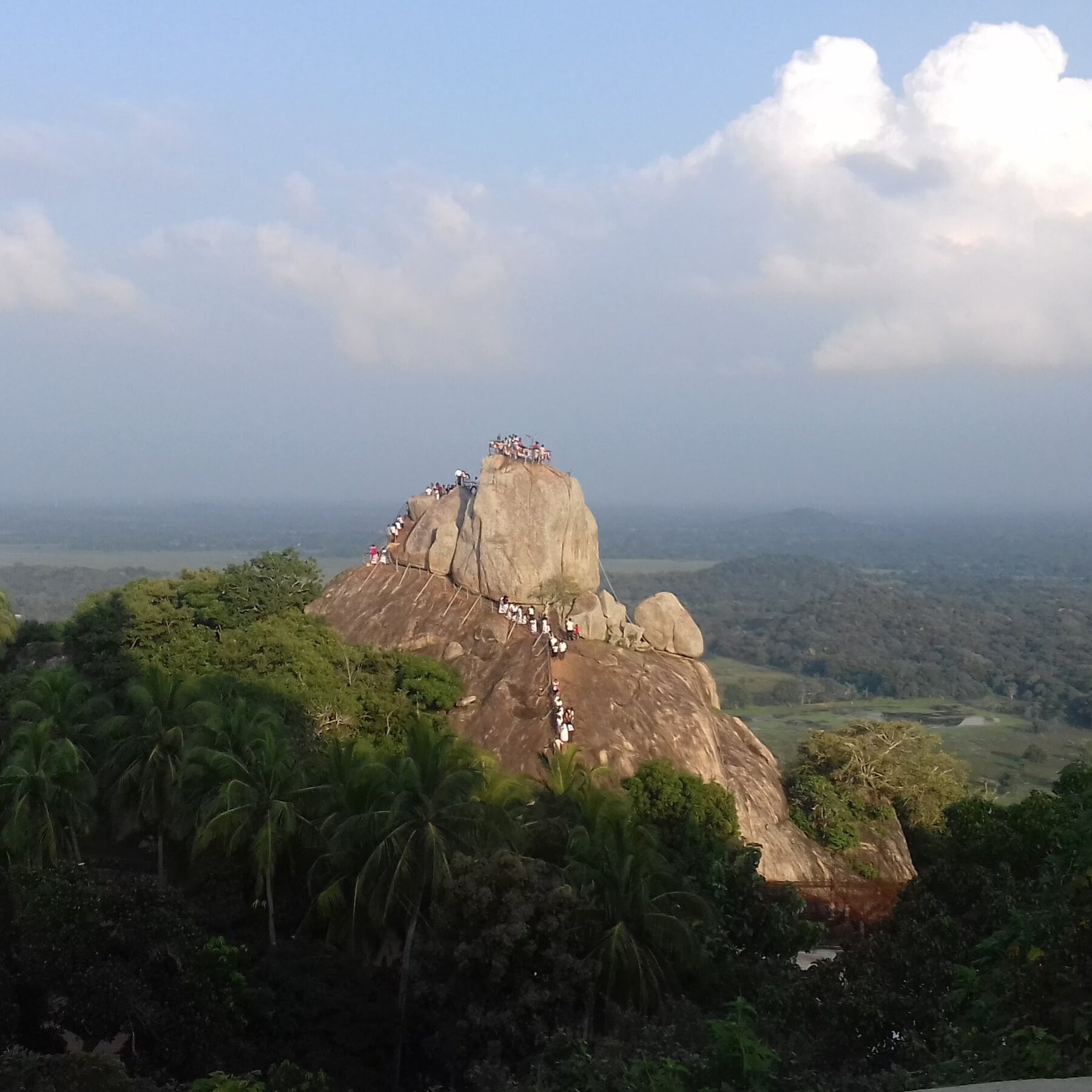 Mihintale, near Anuradhapura in Sri Lanka, where Buddhist tradition holds that the missionary Mahinda met King Devanampiya Tissa and began the island's conversion to Buddhism.