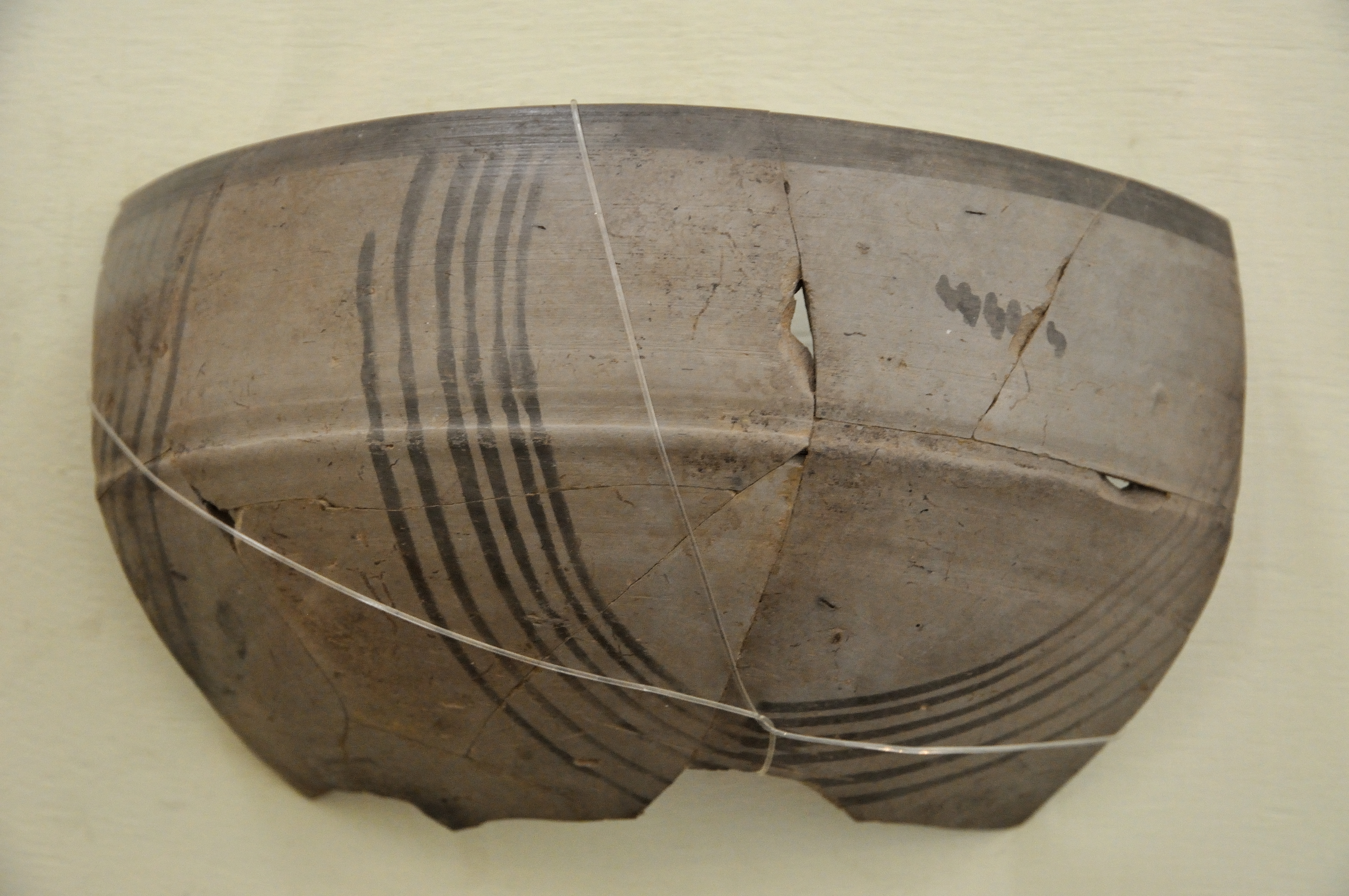 Painted Grey Ware pottery, dated to roughly 1000-600 BCE, associated with the Later Vedic communities that settled the Gangetic plain.
